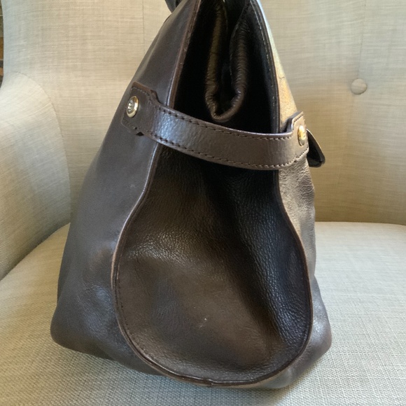 KATE SPADE Structured Brown Leather Handbag - Picture 5 of 15